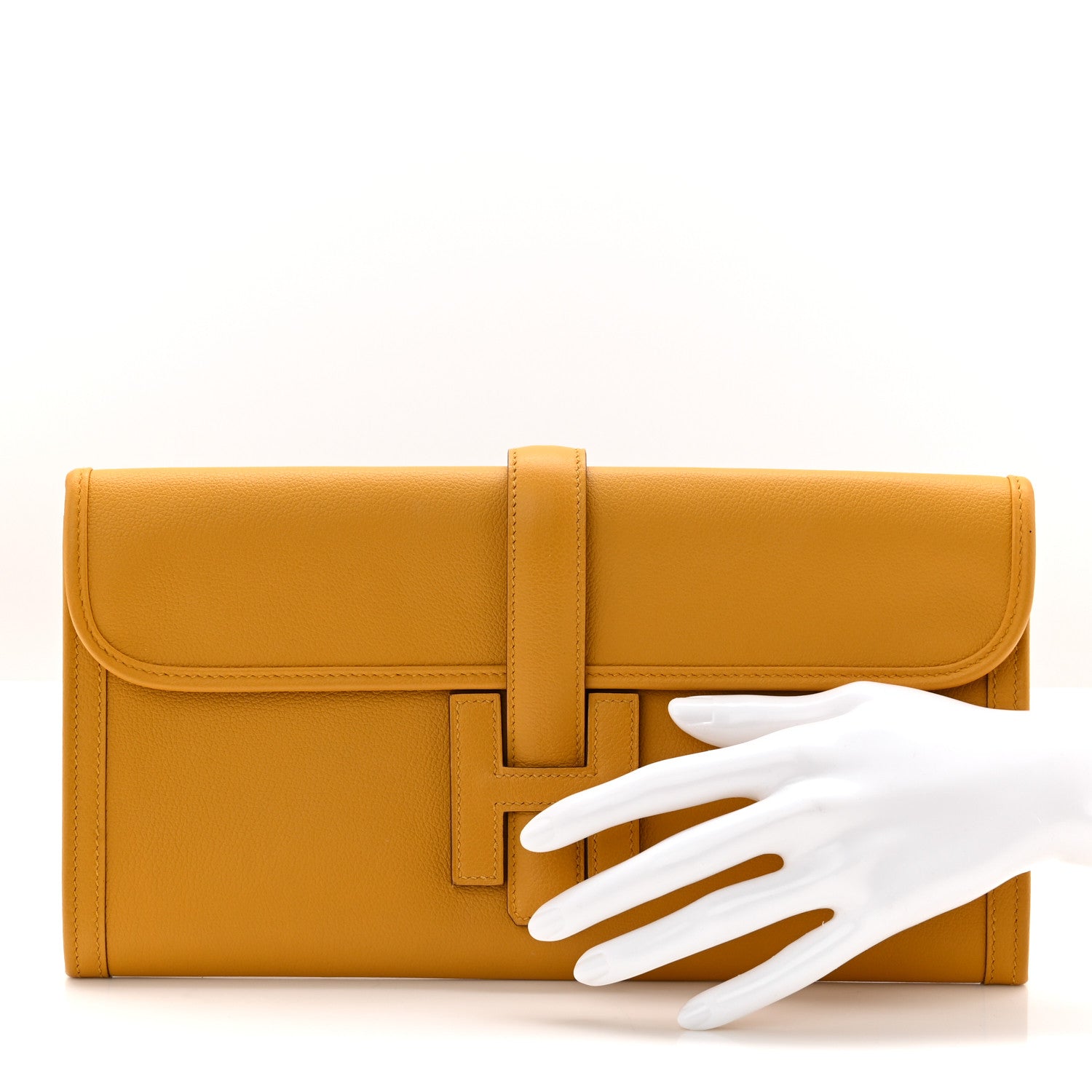 Hermes Evercolor Jige Elan 29 Jaune Ambre 2 of 7