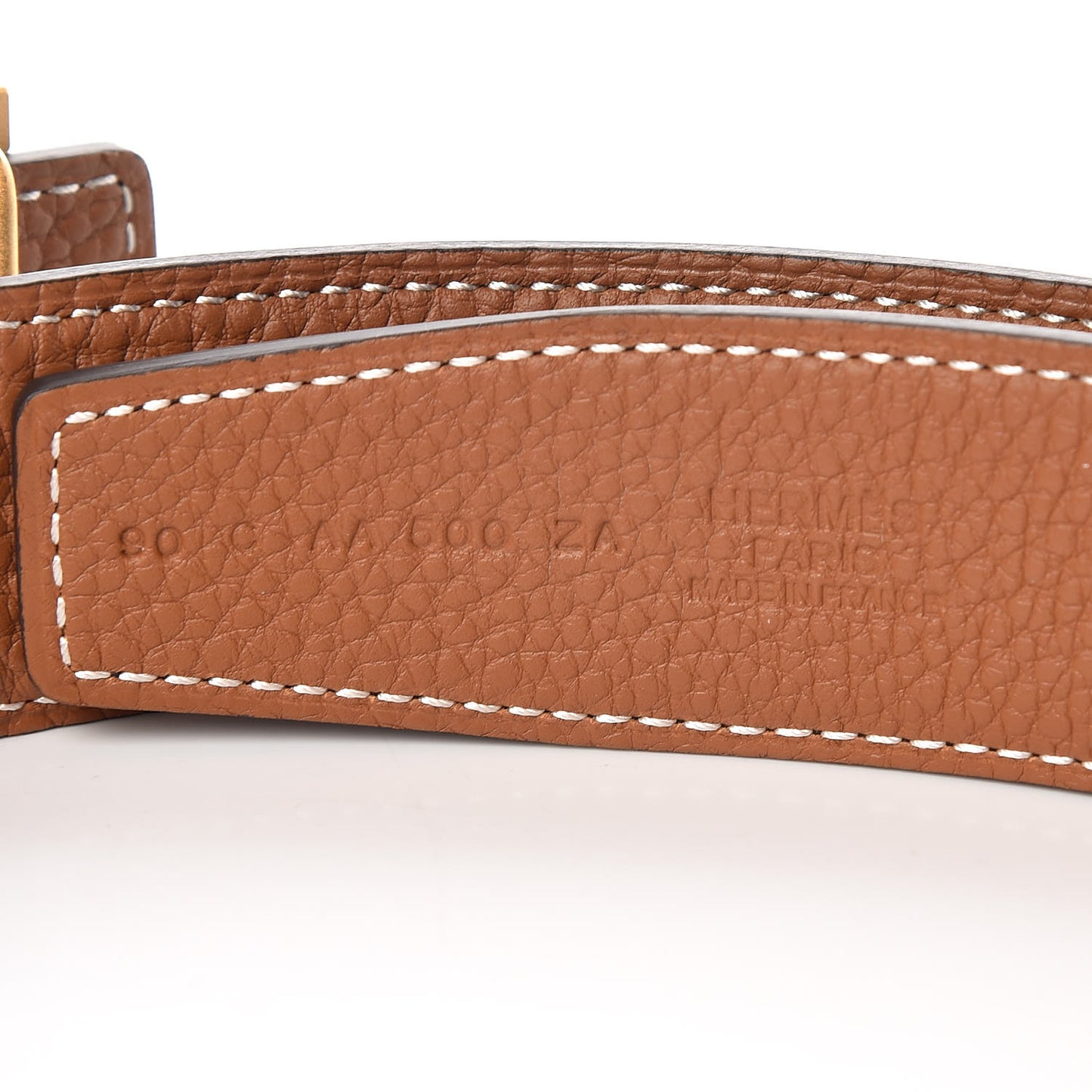 Box Togo 32mm Guilloche H Belt 90 Black Gold