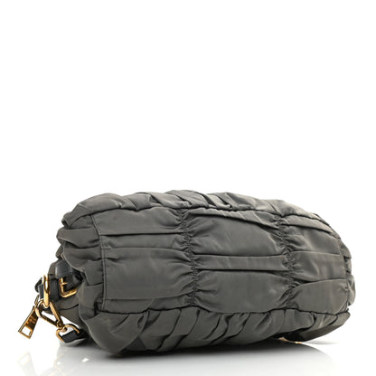 Prada Tessuto Nylon Gaufre Shopping Satchel Fumo 4 of 16