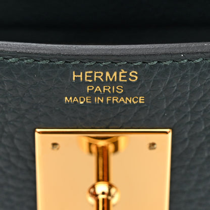 Hermes Togo Kelly Retourne 28 Vert Cypress 6 of 13