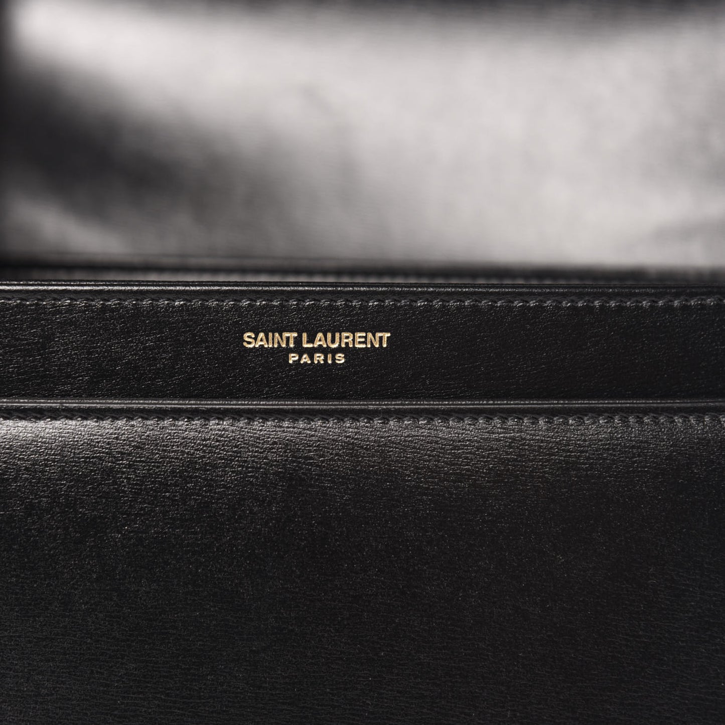 Calfskin Medium Le 61 Shoulder Bag Black