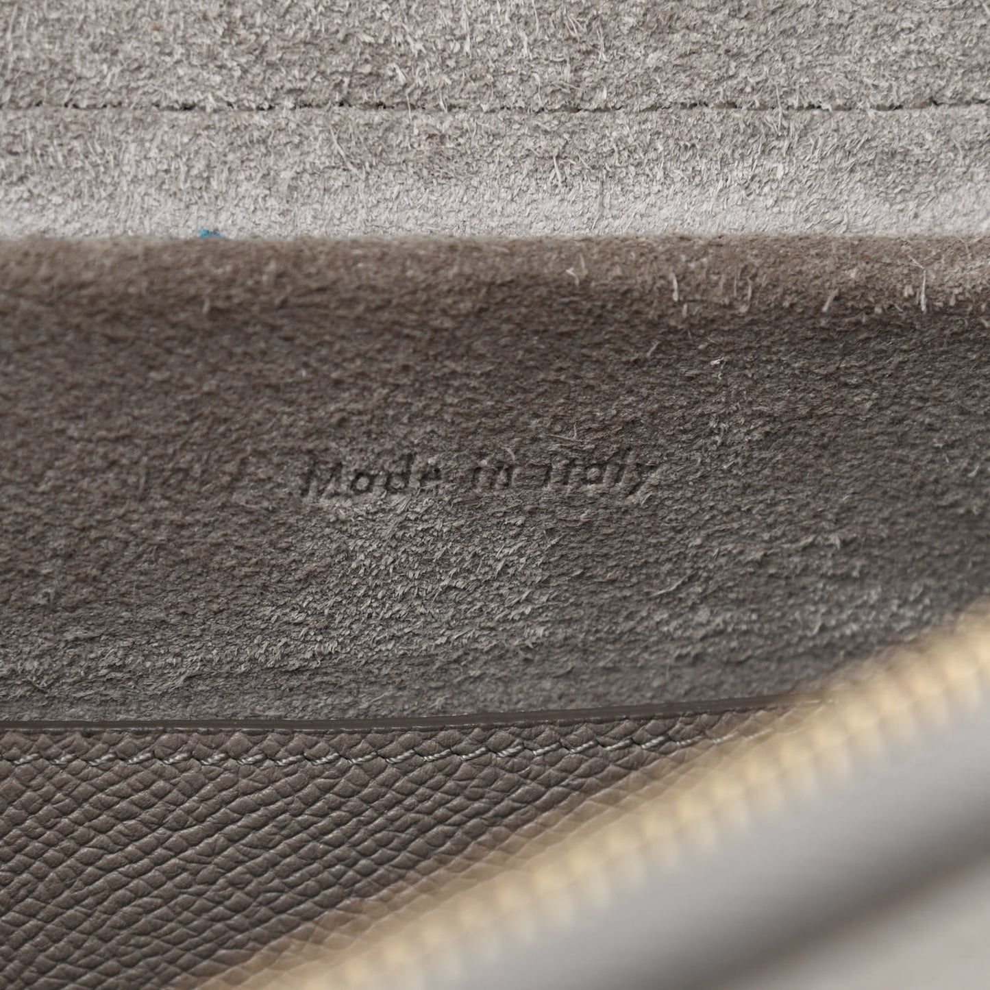 Grained Calfskin Micro Belt Bag Light Taupe