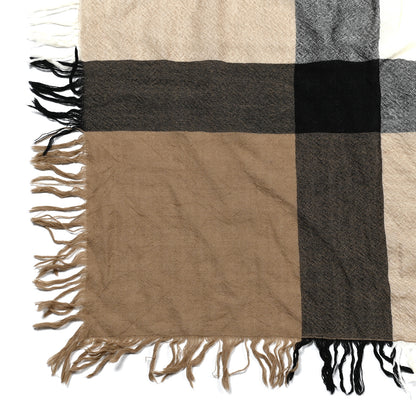 Burberry Wool Giant Check Scarf Trench 2 of 3