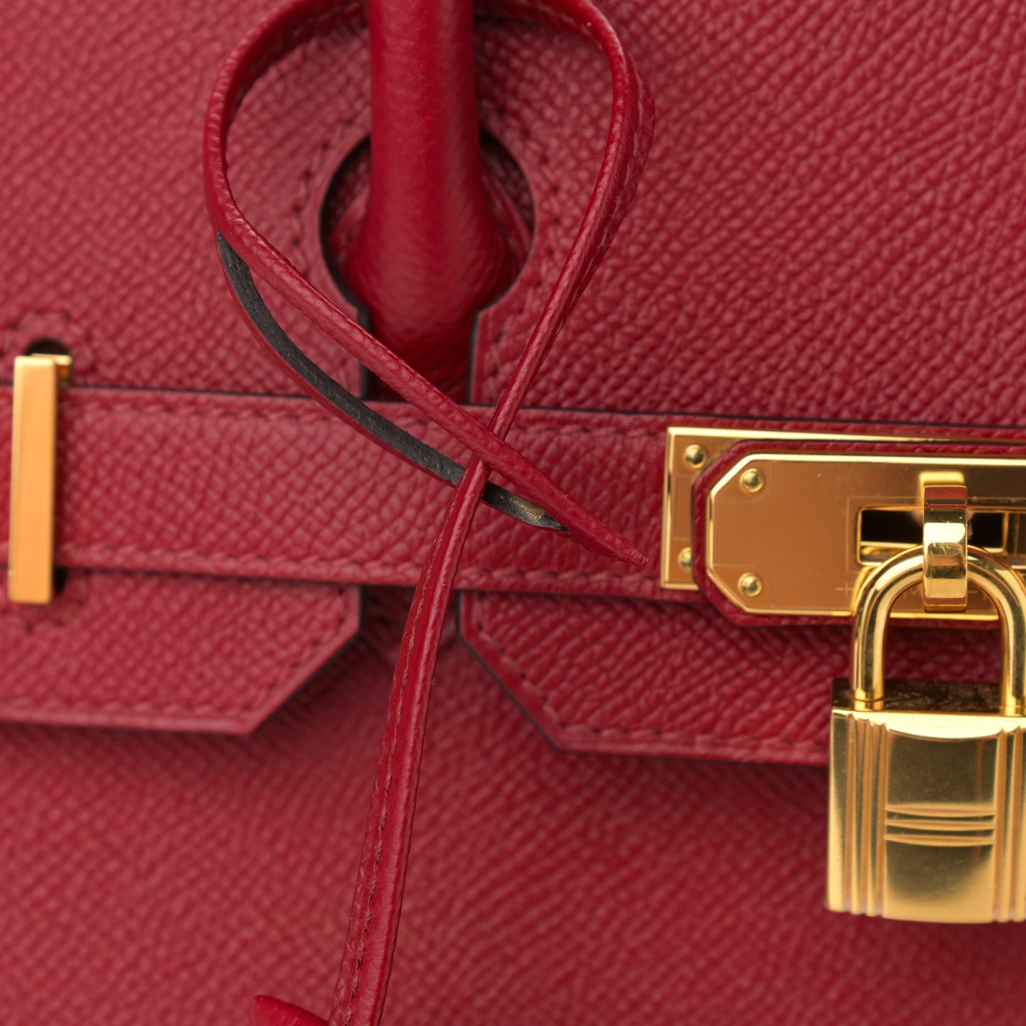 Epsom Birkin 30 Rouge Grenat