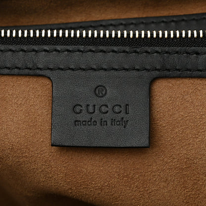 Gucci GG Supreme Monogram Medium Padlock Tote Black 6 of 16