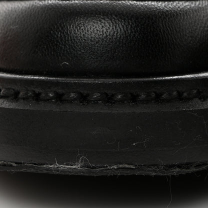 Chanel Lambskin Quilted CC Turnlock Loafers 37.5 Black 9 of 10