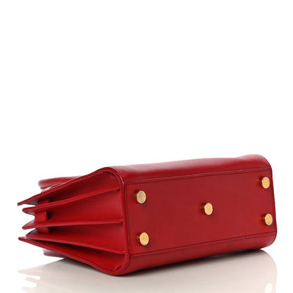 Saint Laurent Calfskin Nano Sac De Jour Lipstick Red 4 of 13