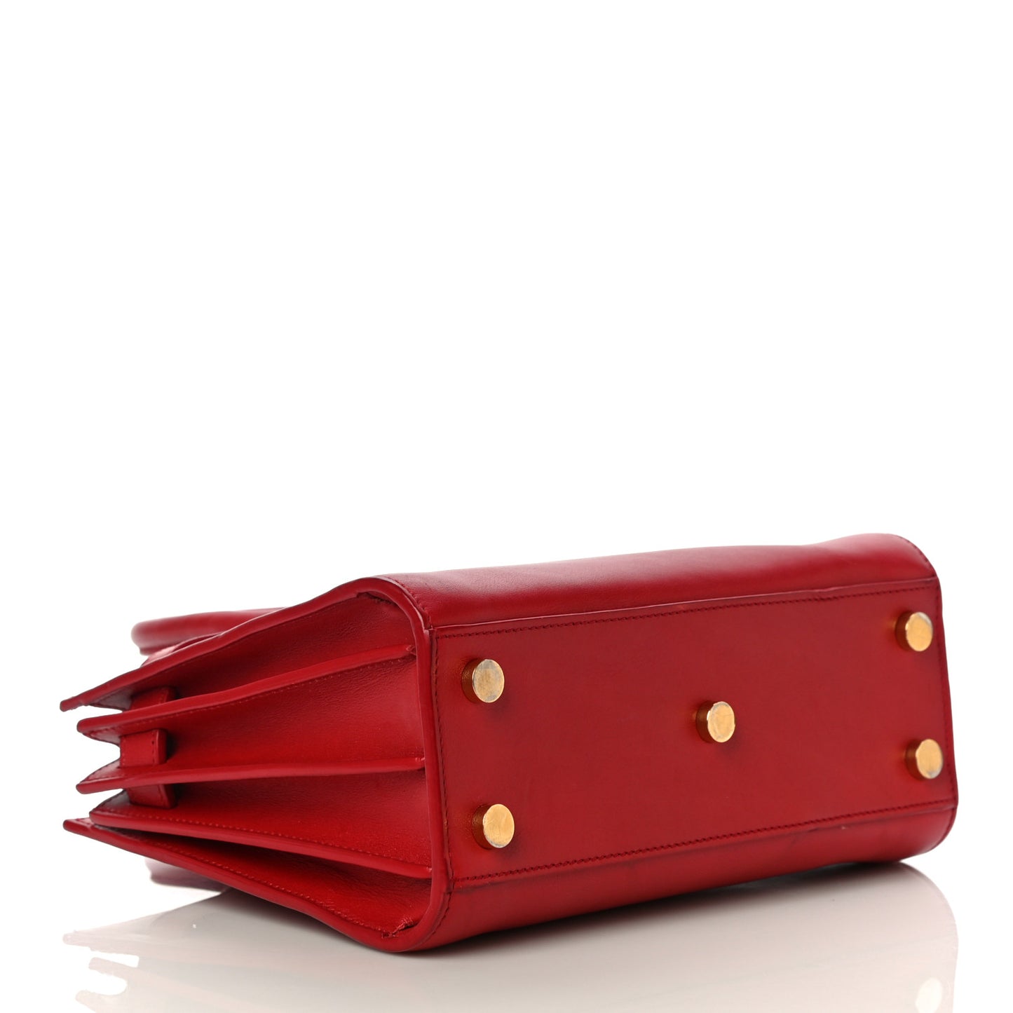 Calfskin Nano Sac De Jour Lipstick Red