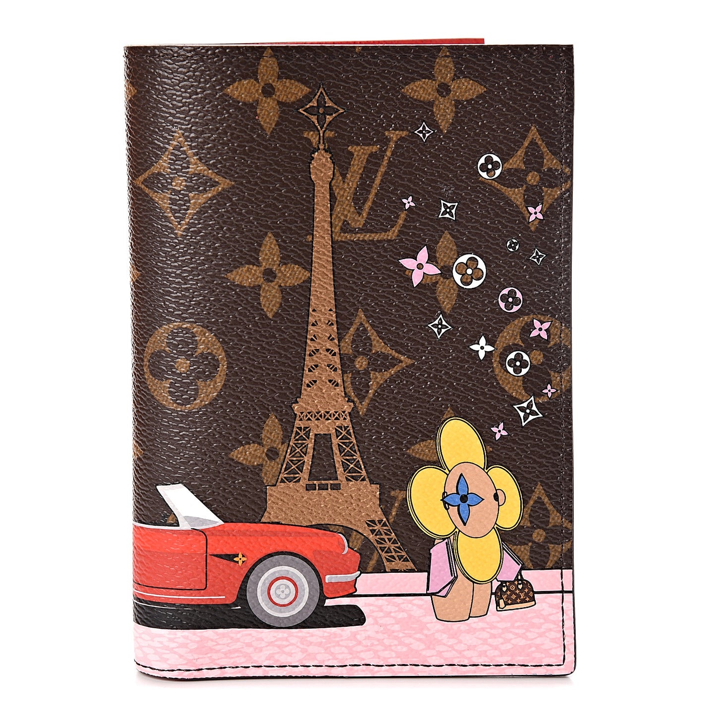 Monogram 2019 Christmas Animation Passport Cover Rouge