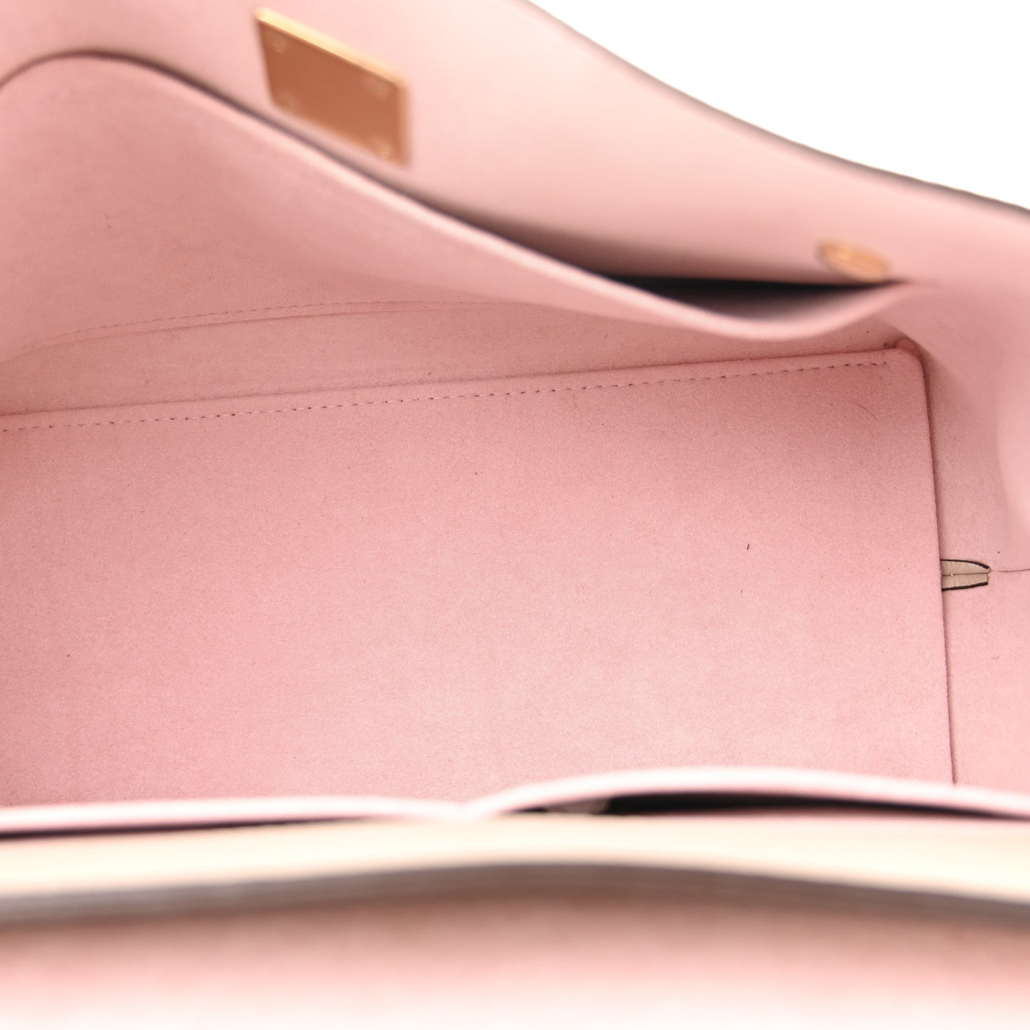 Louis Vuitton Soft Calfskin Lockme Ever MM Greige 5 of 12