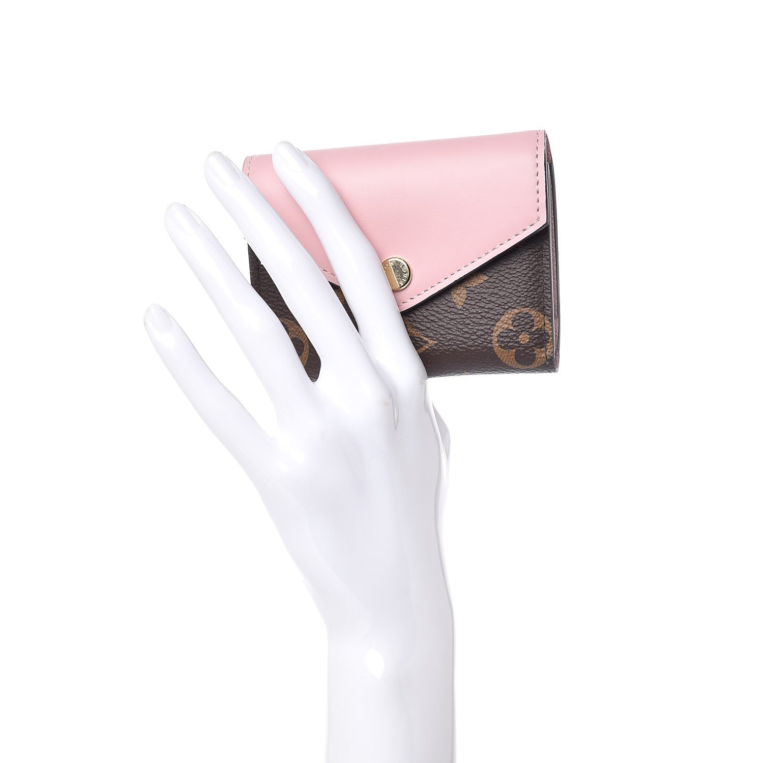 Louis Vuitton Monogram Zoe Wallet Rose Ballerine 2 of 7
