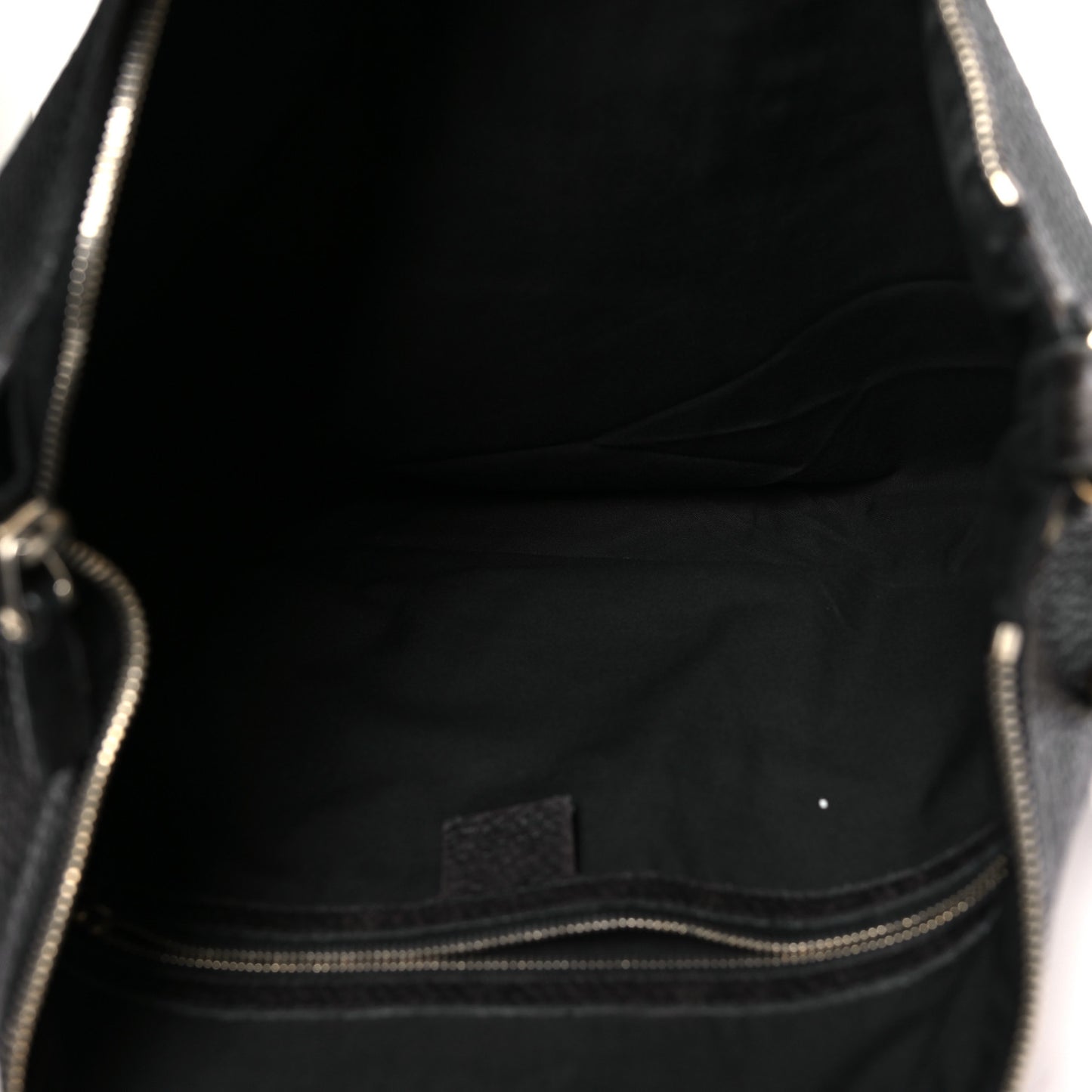 Pebbled Calfskin Web Blondie Hobo Black Beige