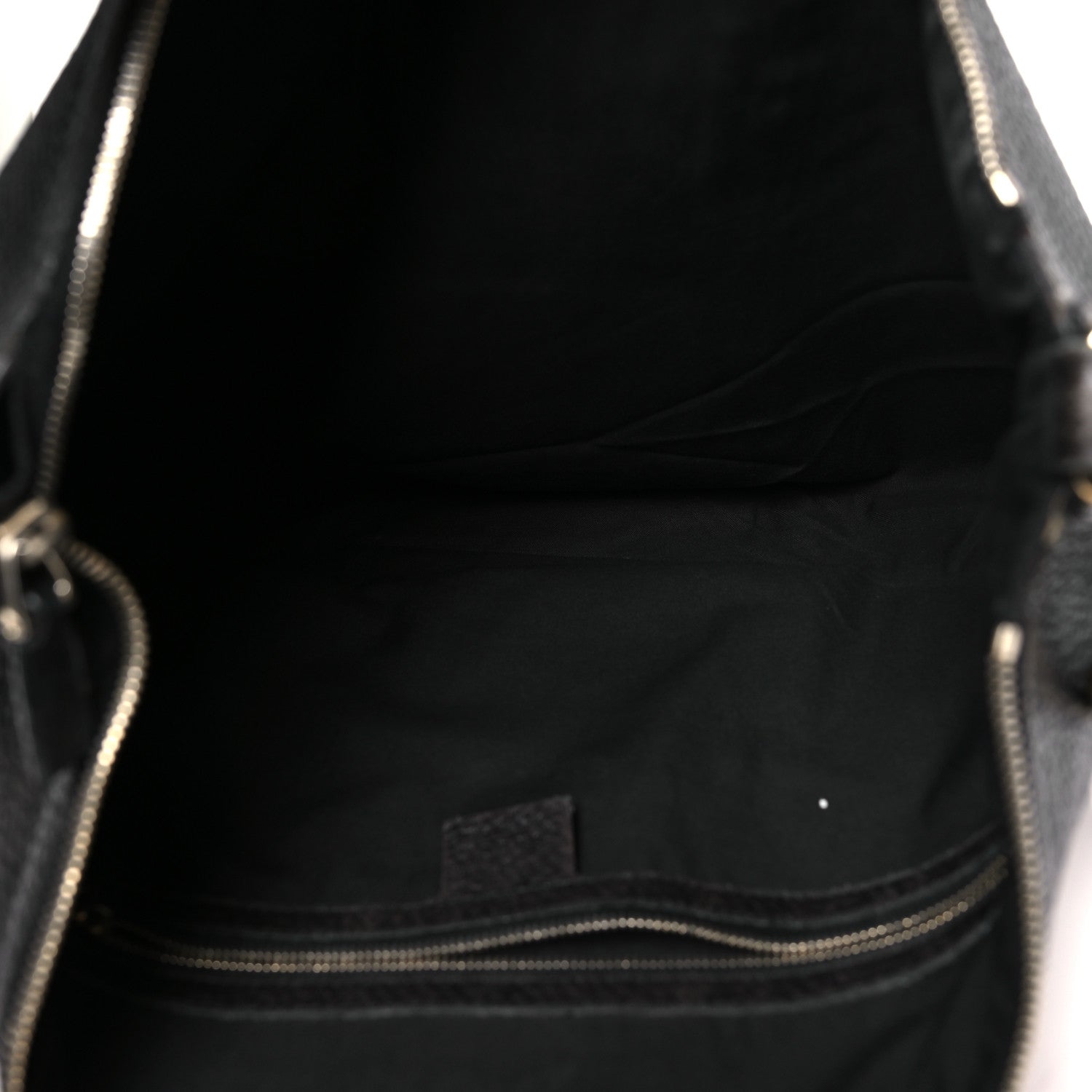 Gucci Pebbled Calfskin Web Blondie Hobo Black Beige 5 of 13