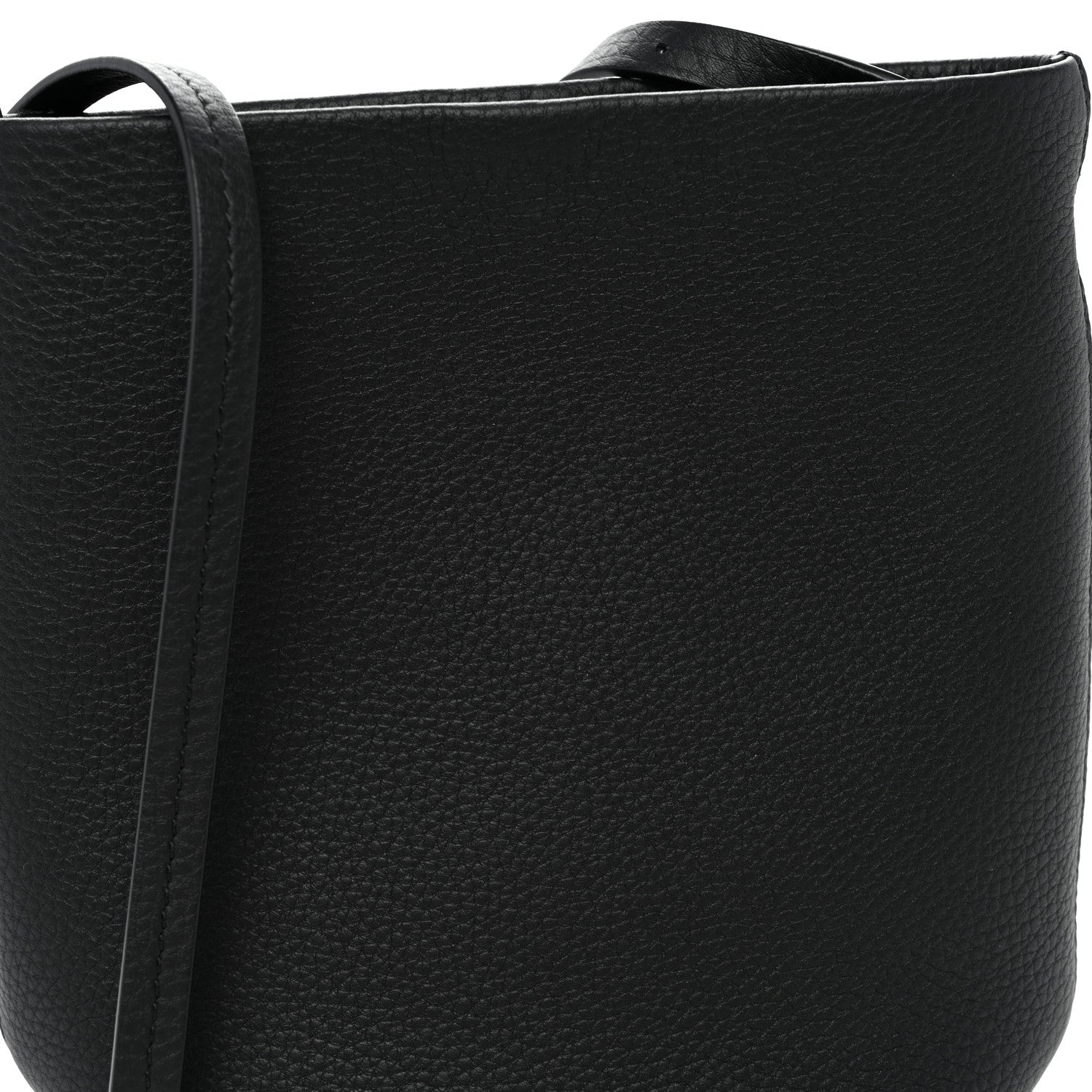 The Row Grained Calfskin Small N/S Park Crossbody Black 7 of 10