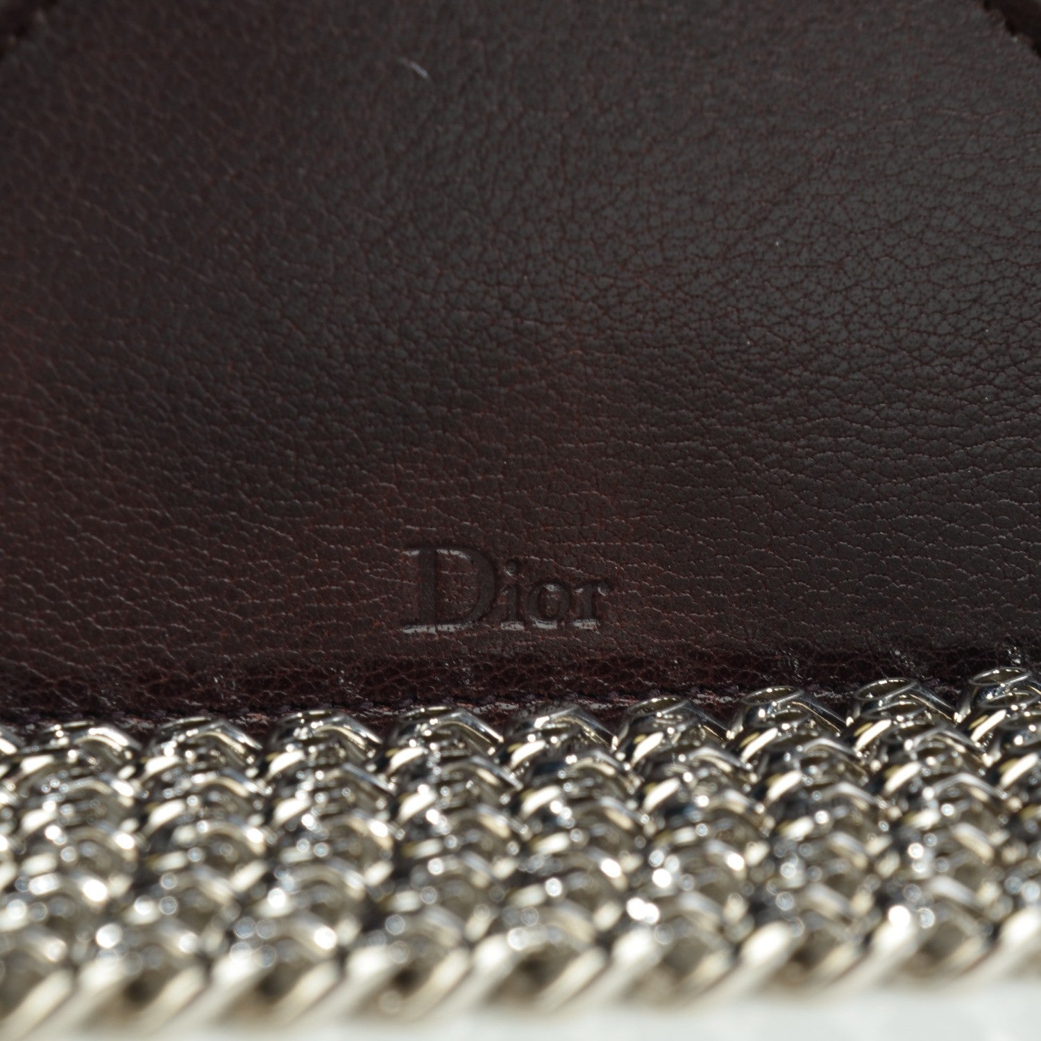 Christian Dior Calfskin Mini Diorama Flap Bag Brown 7 of 7