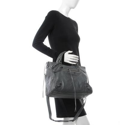 Balenciaga Agneau Classic Hardware Velo Gris Tarmac 2 of 8