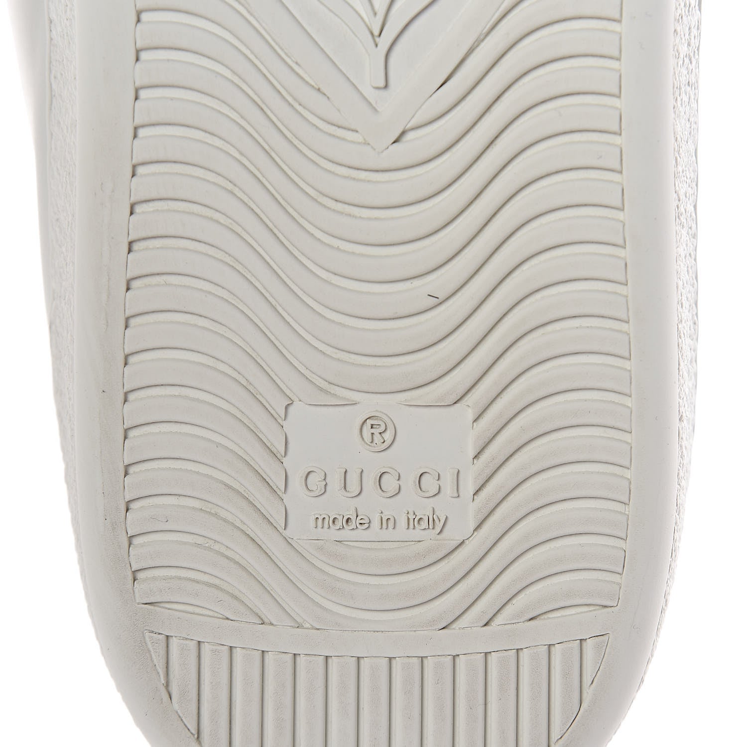 Gucci Calfskin Web Bosco Embroidered Mens Ace Sneakers 9.5 White Green 6 of 8