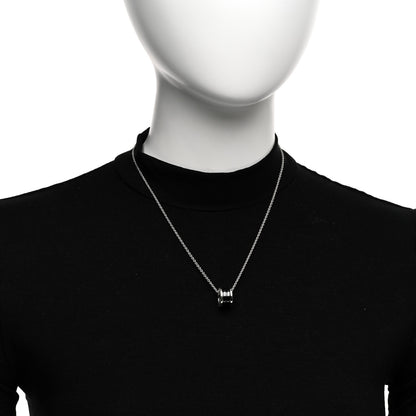 Bulgari Sterling Silver Ceramic Save The Children Pendant Necklace 2 of 4