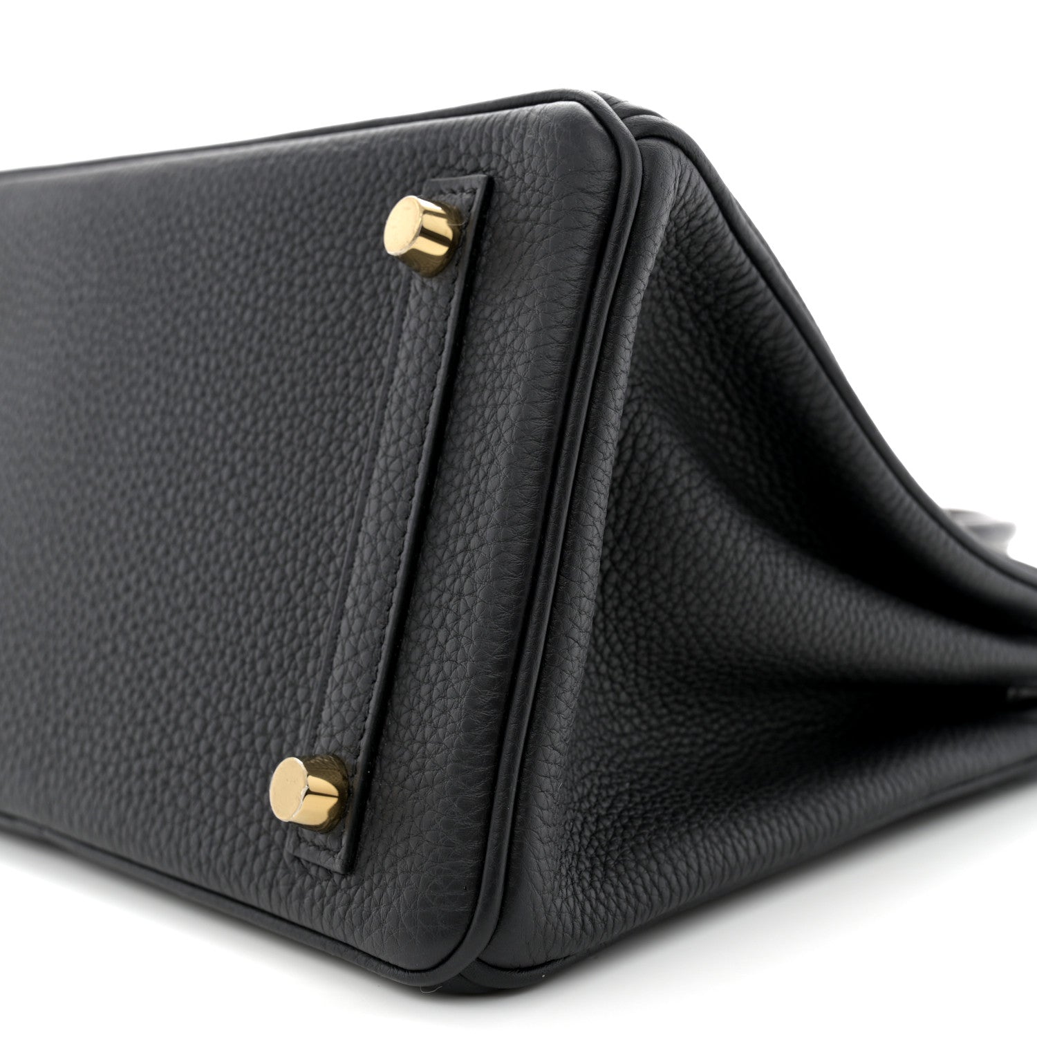 Hermes Togo Matte Alligator Birkin Touch 25 Black 10 of 11