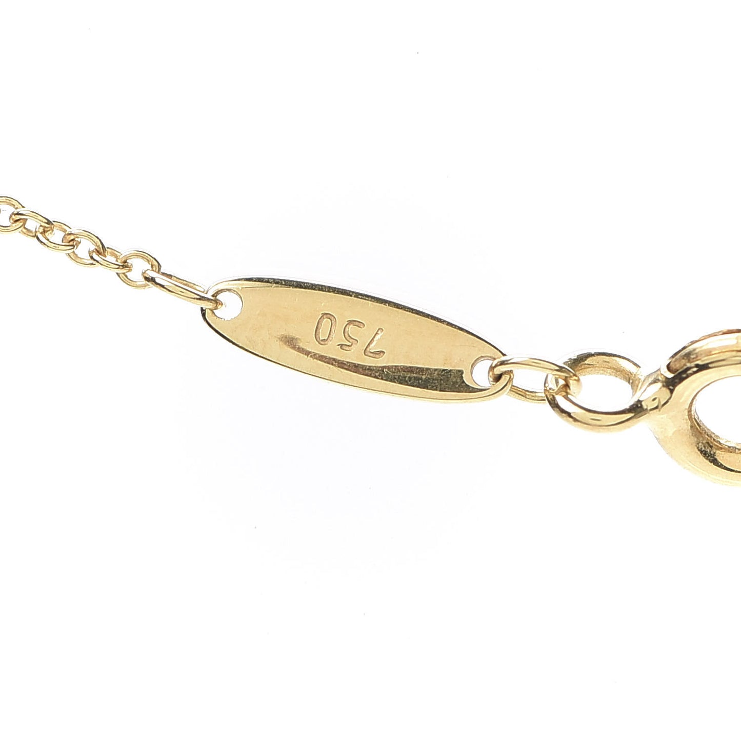 18K Yellow Gold Diamond .17ct Elsa Peretti Diamonds by the Yard Lariat Necklace