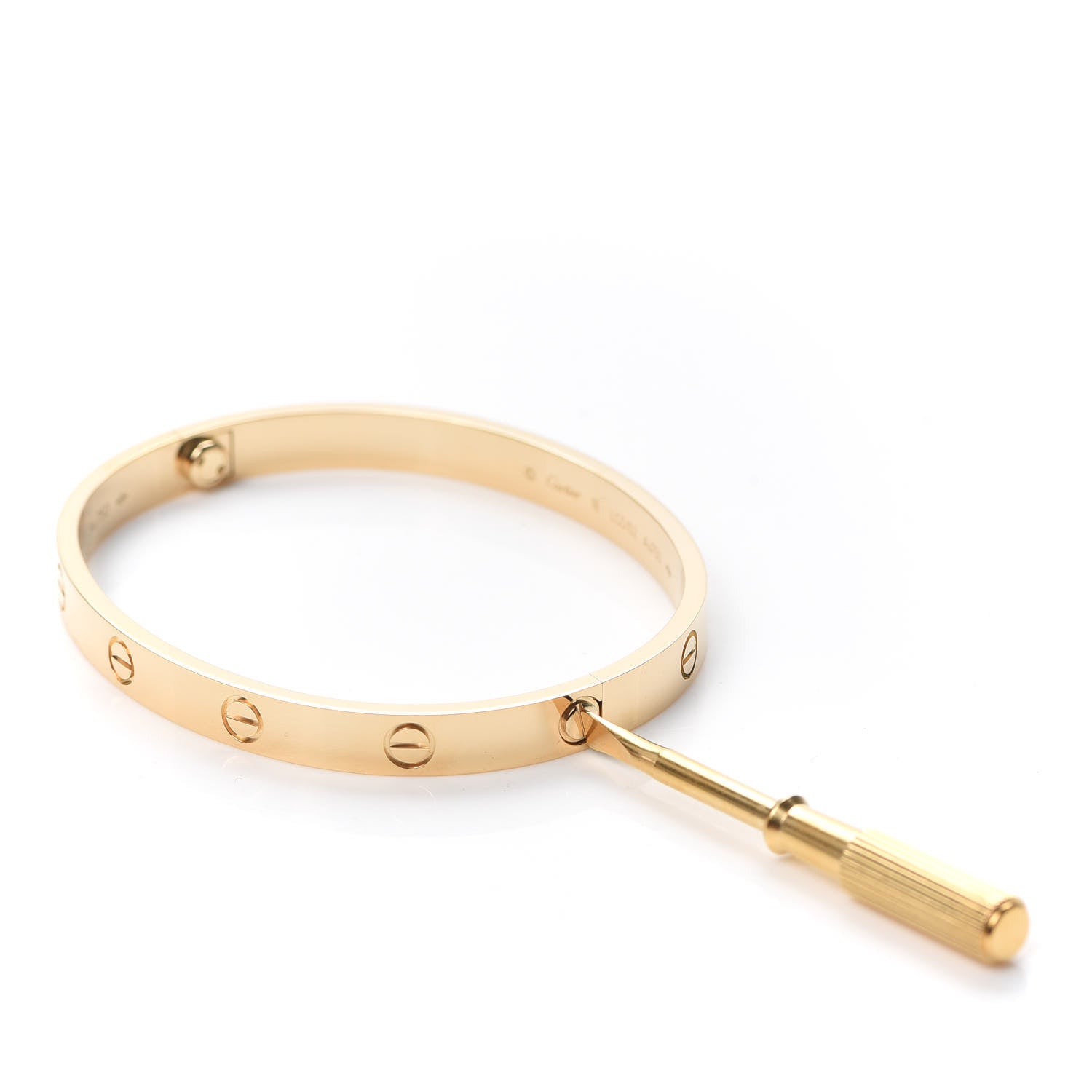 Cartier 18K Yellow Gold LOVE Bracelet 18 5 of 7