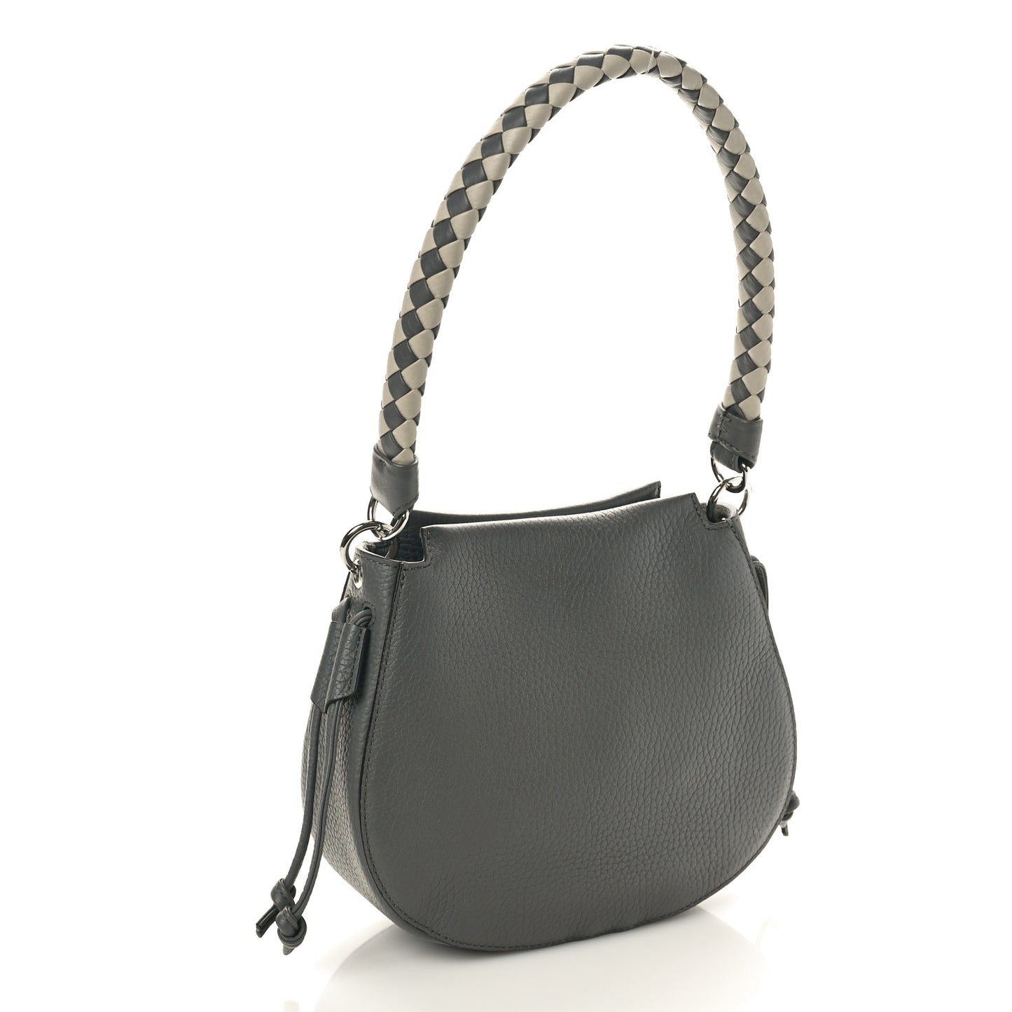 Heavy Grain Mini Iris Hobo Charcoal