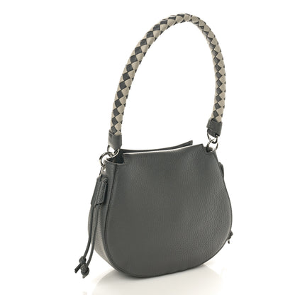 Mulberry Heavy Grain Mini Iris Hobo Charcoal 2 of 9