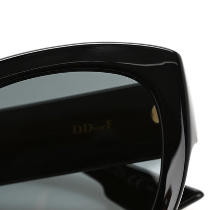 Christian Dior Acetate DDiorF Cat Eye Sunglasses Black 9 of 10