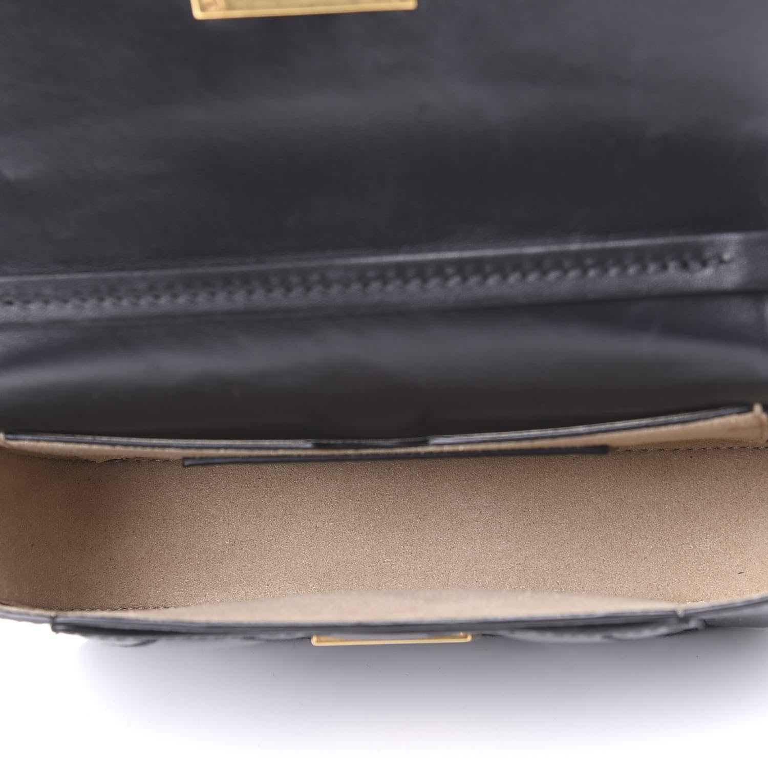 Givenchy Goatskin Quilted GV3 Mini Pocket Convertible Bag Black 4 of 8