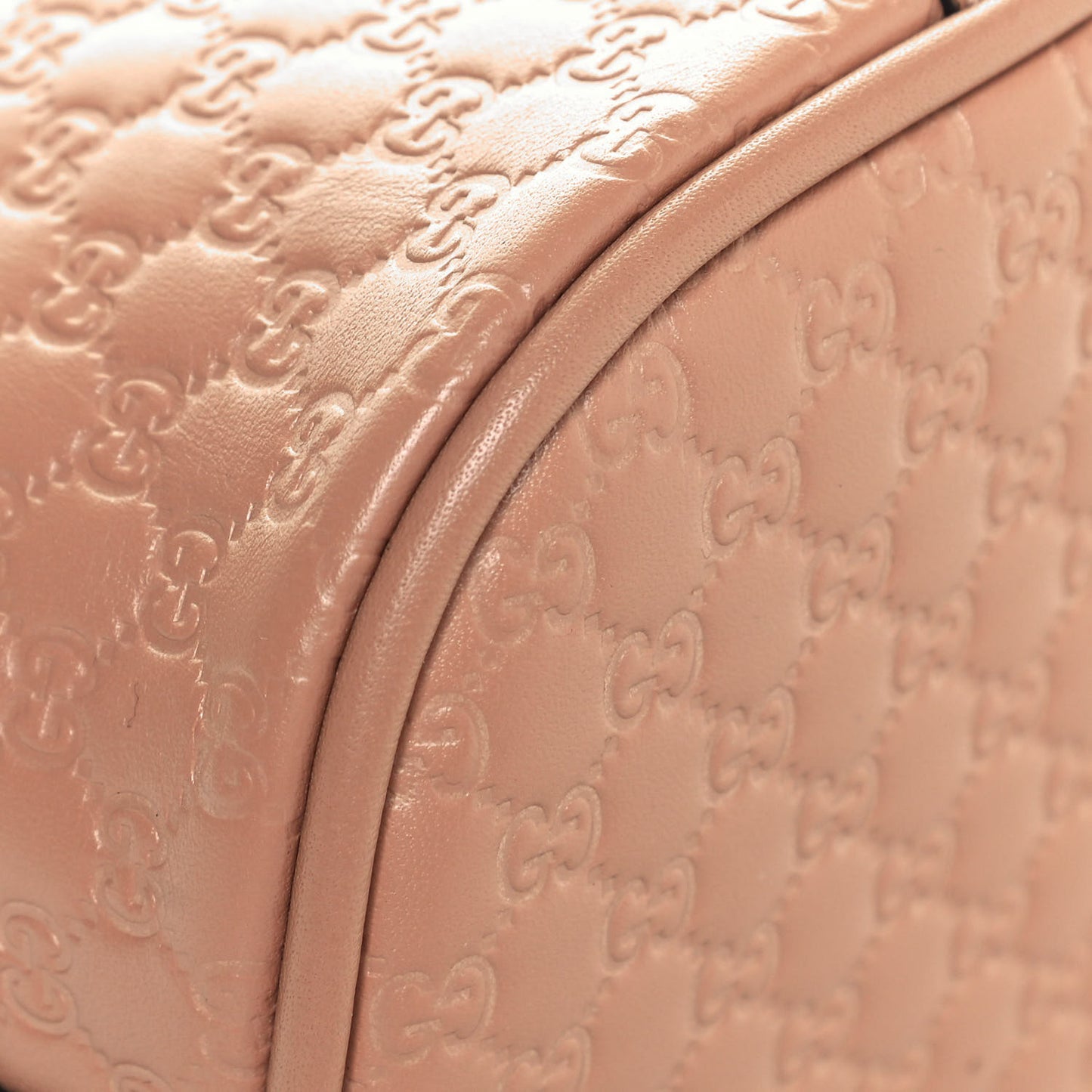 Soft Microguccissima Mini Dome Bag Camelia