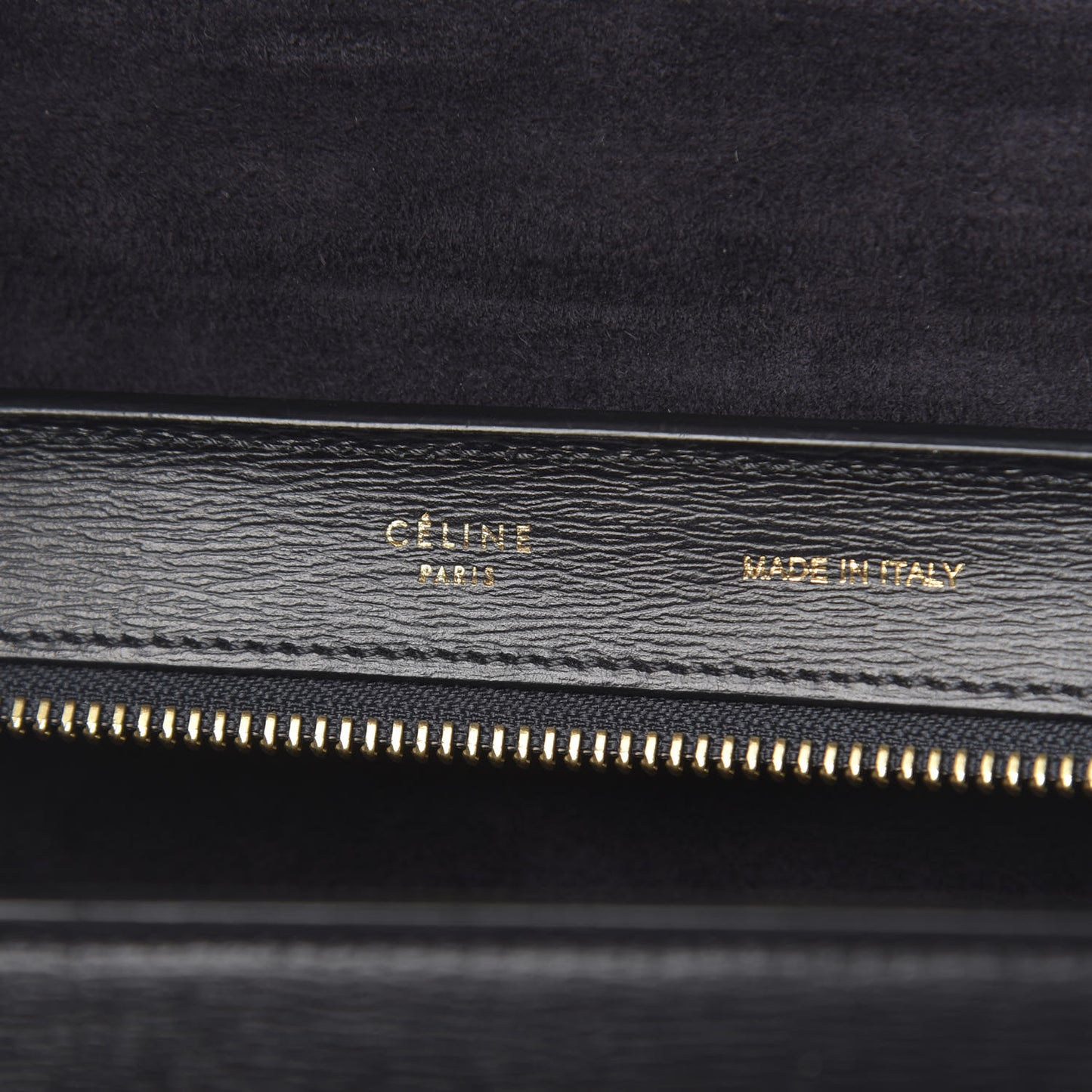 Liege Calfskin Small Trapeze Black