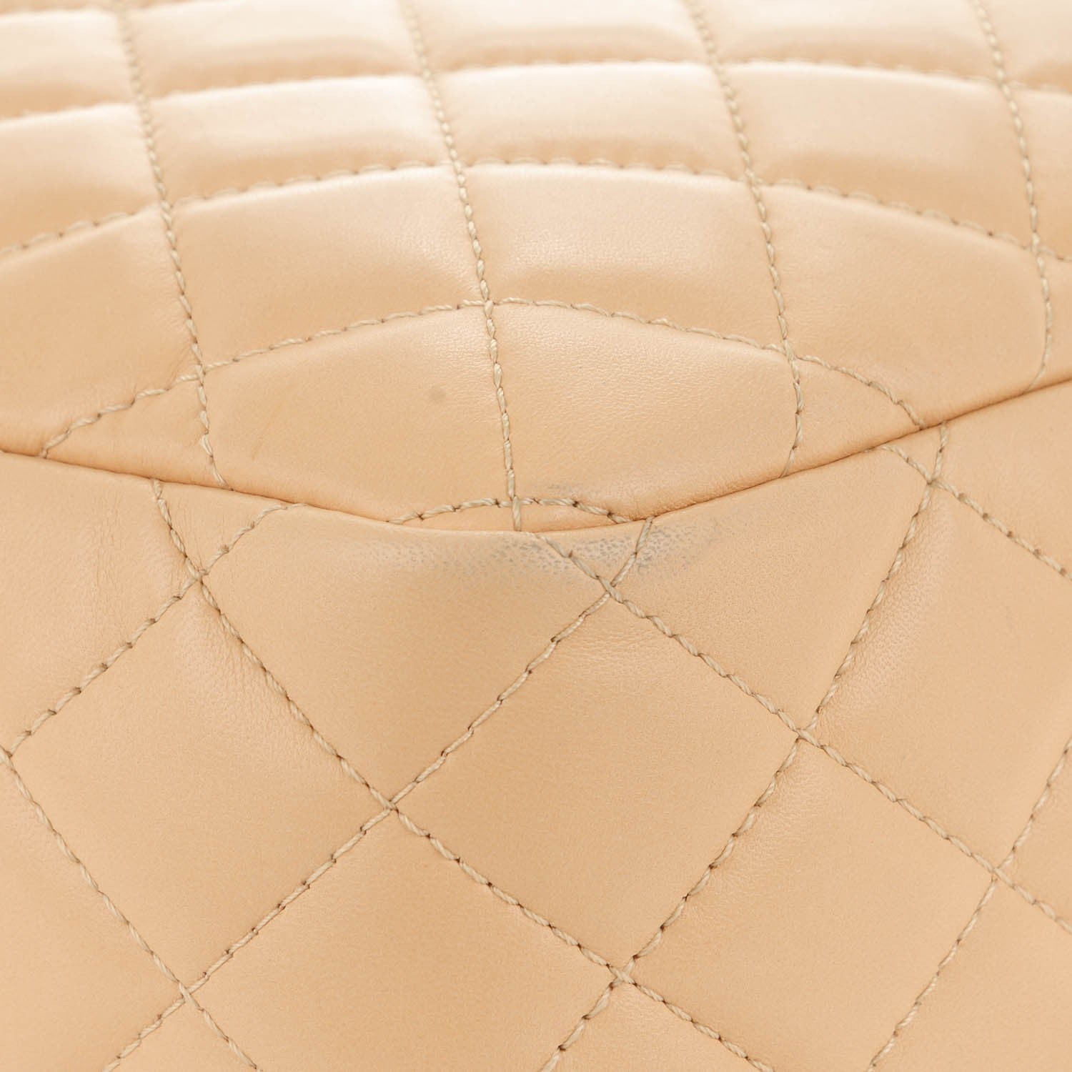 Chanel Lambskin Quilted Large Camera Case Beige Clair 5 of 8