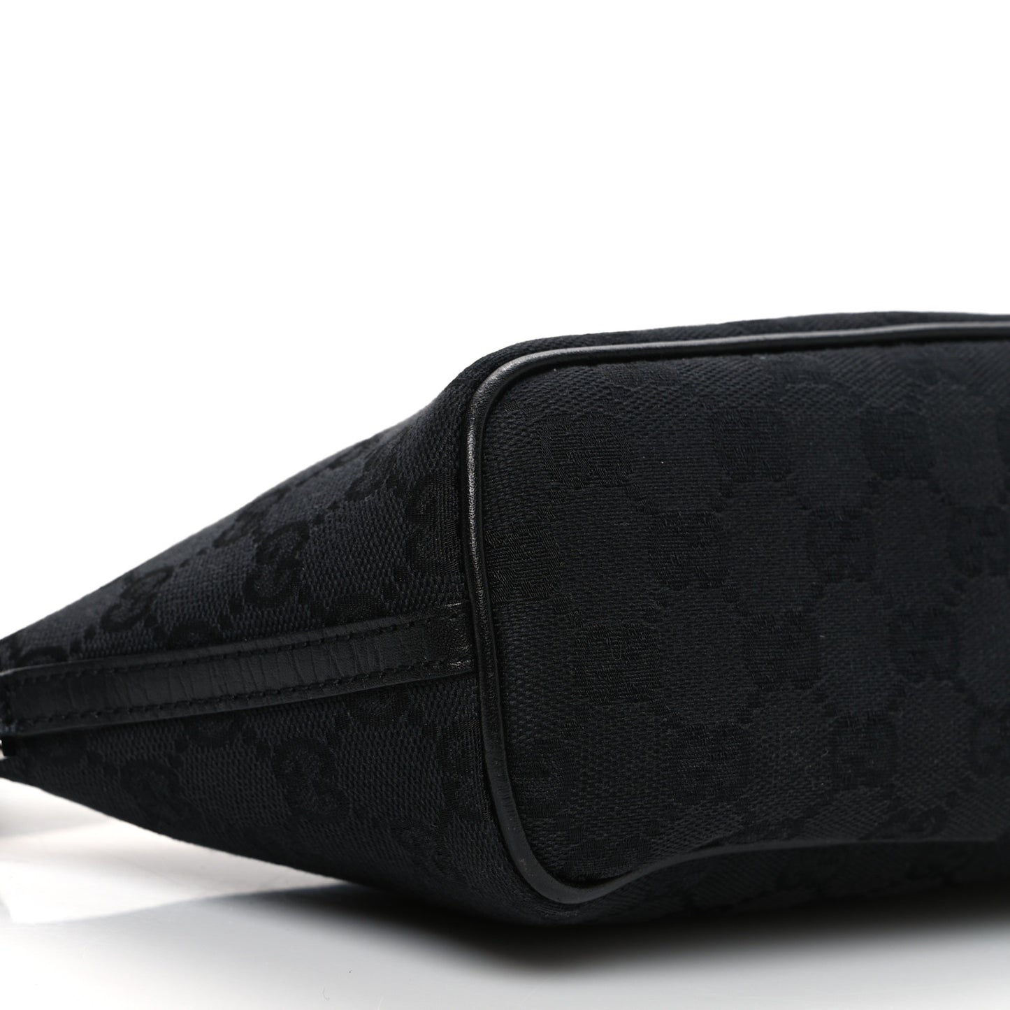 Denim Monogram Boat Pochette Black