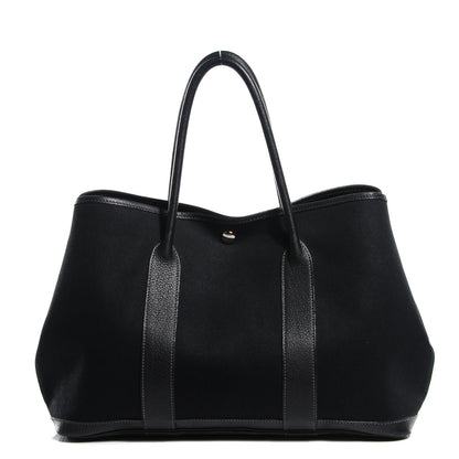 Hermes Toile Negonda Garden Party Tote 36 MM Black 1 of 9