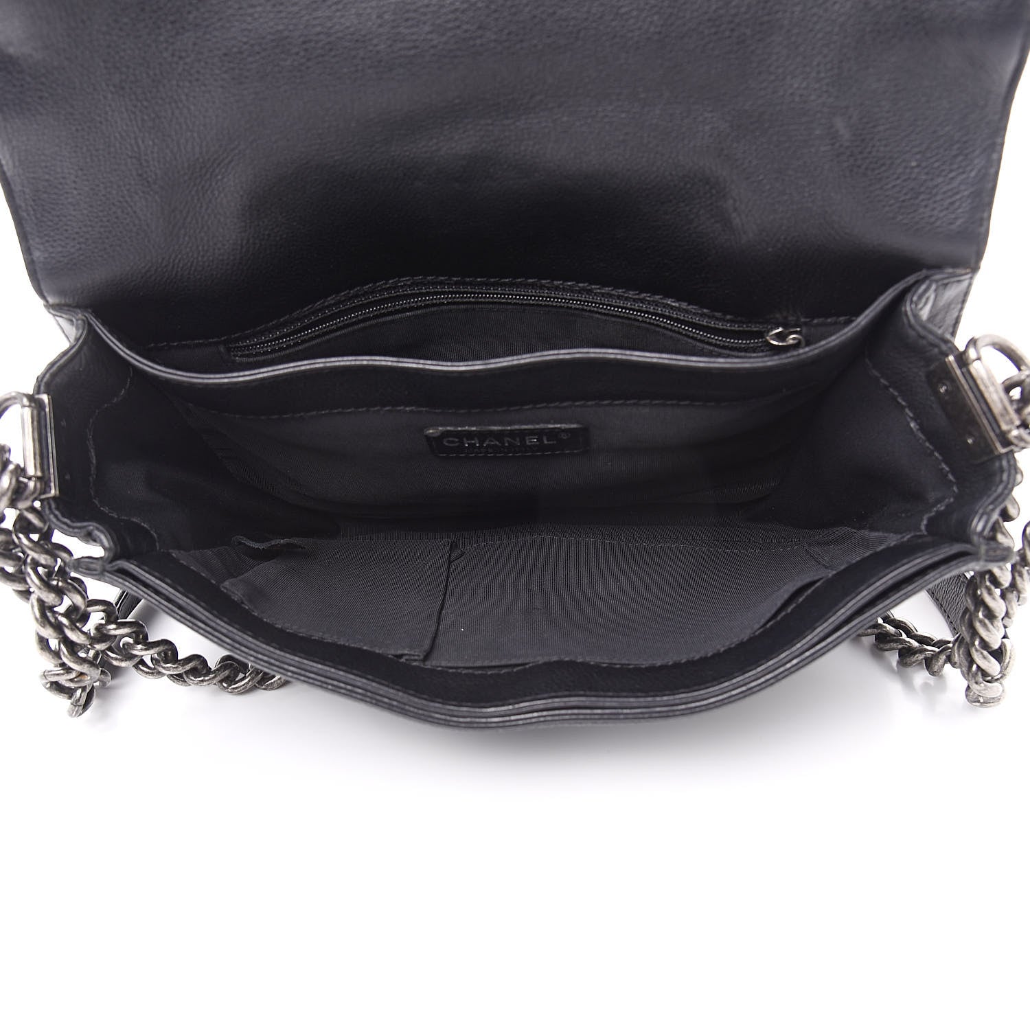 Chanel Calfskin New Medium Boy Reverso Flap Black 5 of 17