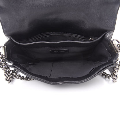 Chanel Calfskin New Medium Boy Reverso Flap Black 5 of 17