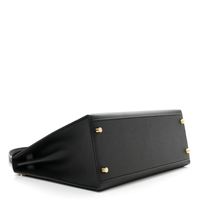 Hermes Epsom Kelly Sellier 32 Black 4 of 15