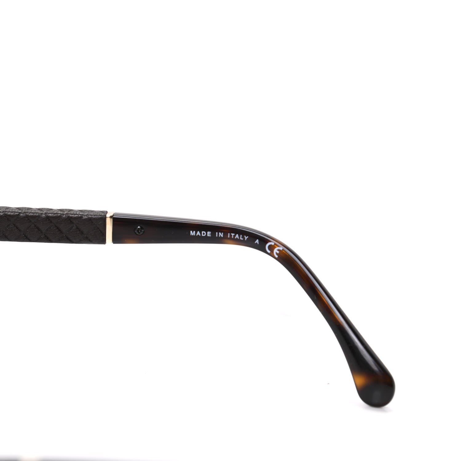 Chanel Lambskin Quilted CC Aviator Sunglasses 4195-Q Brown Gold 6 of 8