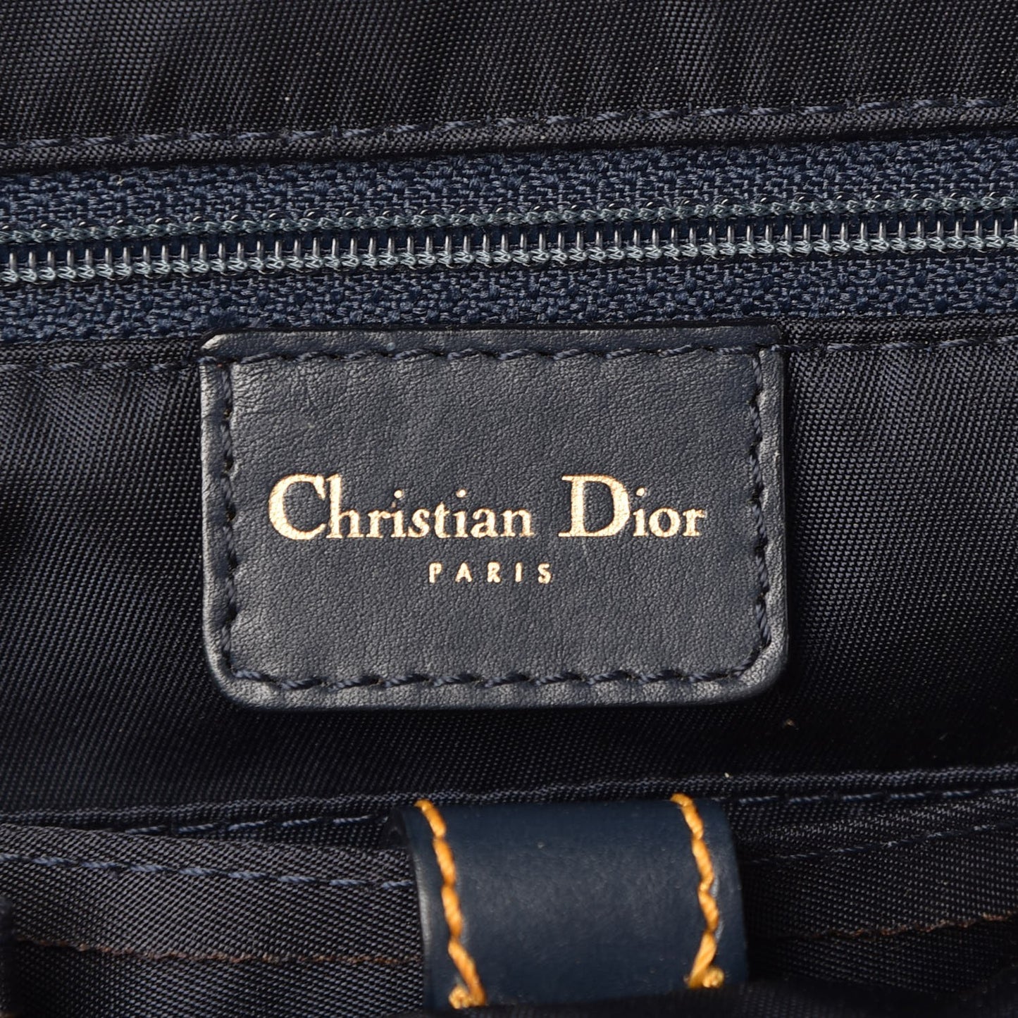 Monogram Saddle Bowler Navy