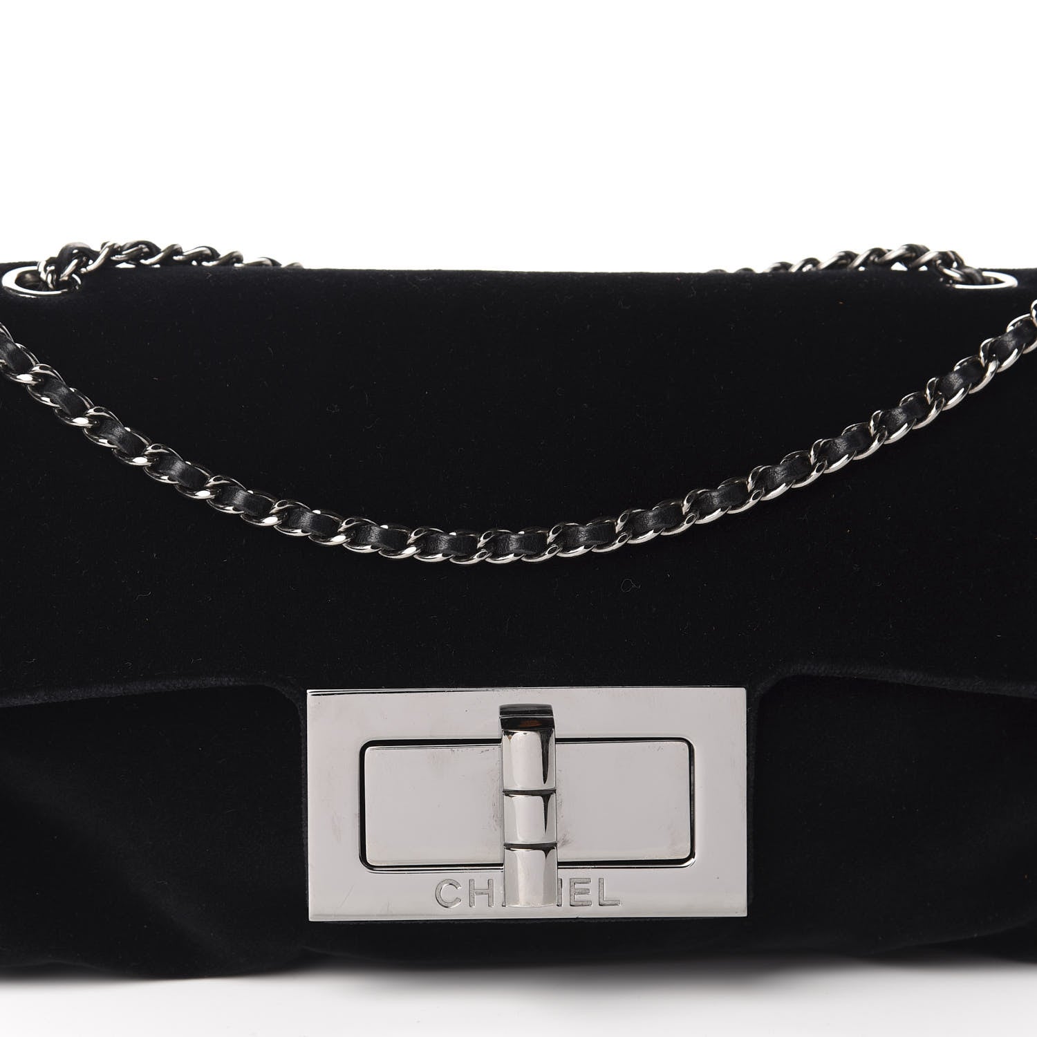 Chanel Velvet Small Mademoiselle Flap Black 11 of 11