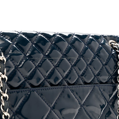 Chanel Vinyl Quilted In the Business Flap Bag Navy Blue 8 of 12