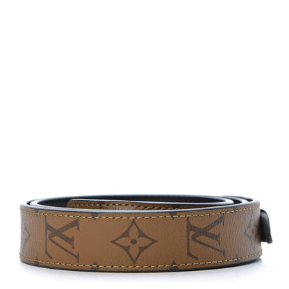 Louis Vuitton Reverse Monogram Bandouliere Shoulder Strap XL Black 2 of 5
