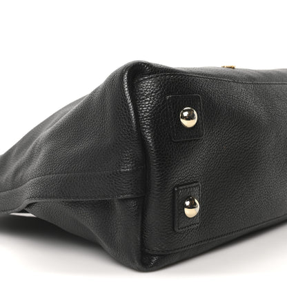 Mulberry Classic Grained Calfskin Small Alice Satchel Black 10 of 11