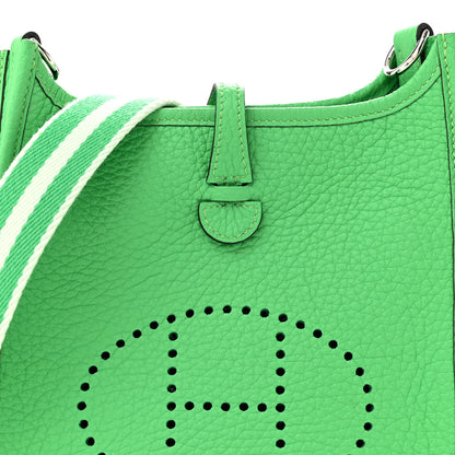 Hermes Taurillon Clemence Amazone Evelyne TPM Vert Comics Vert Fizz 8 of 11