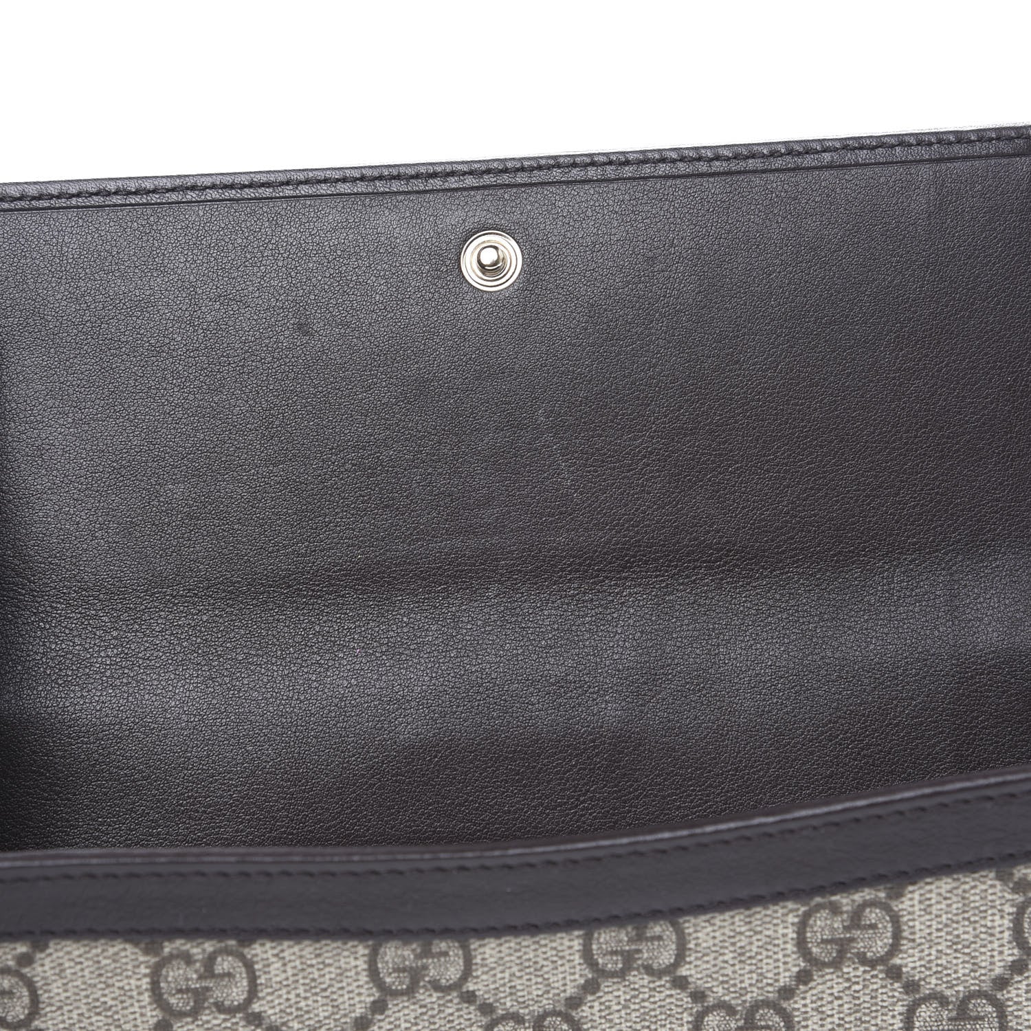 Gucci Monogram Script Continental Wallet Dark Brown 7 of 8
