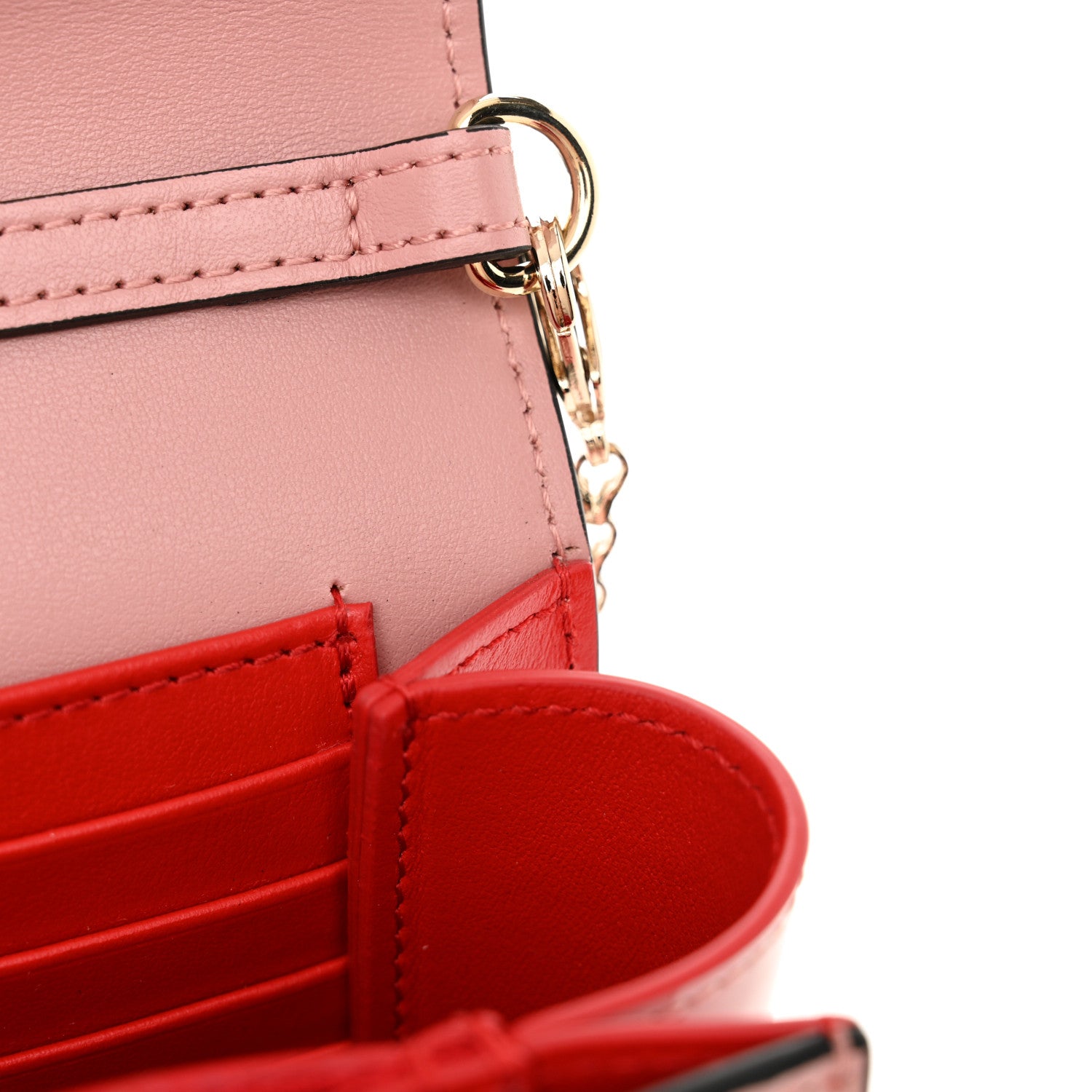 Christian Louboutin Calfskin Spikes Multimetal Paloma Clutch Voile 11 of 12