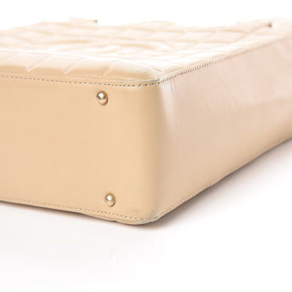 Chanel Lambskin Chocolate Bar Quilted Small Shoulder Bag Beige 5 of 13