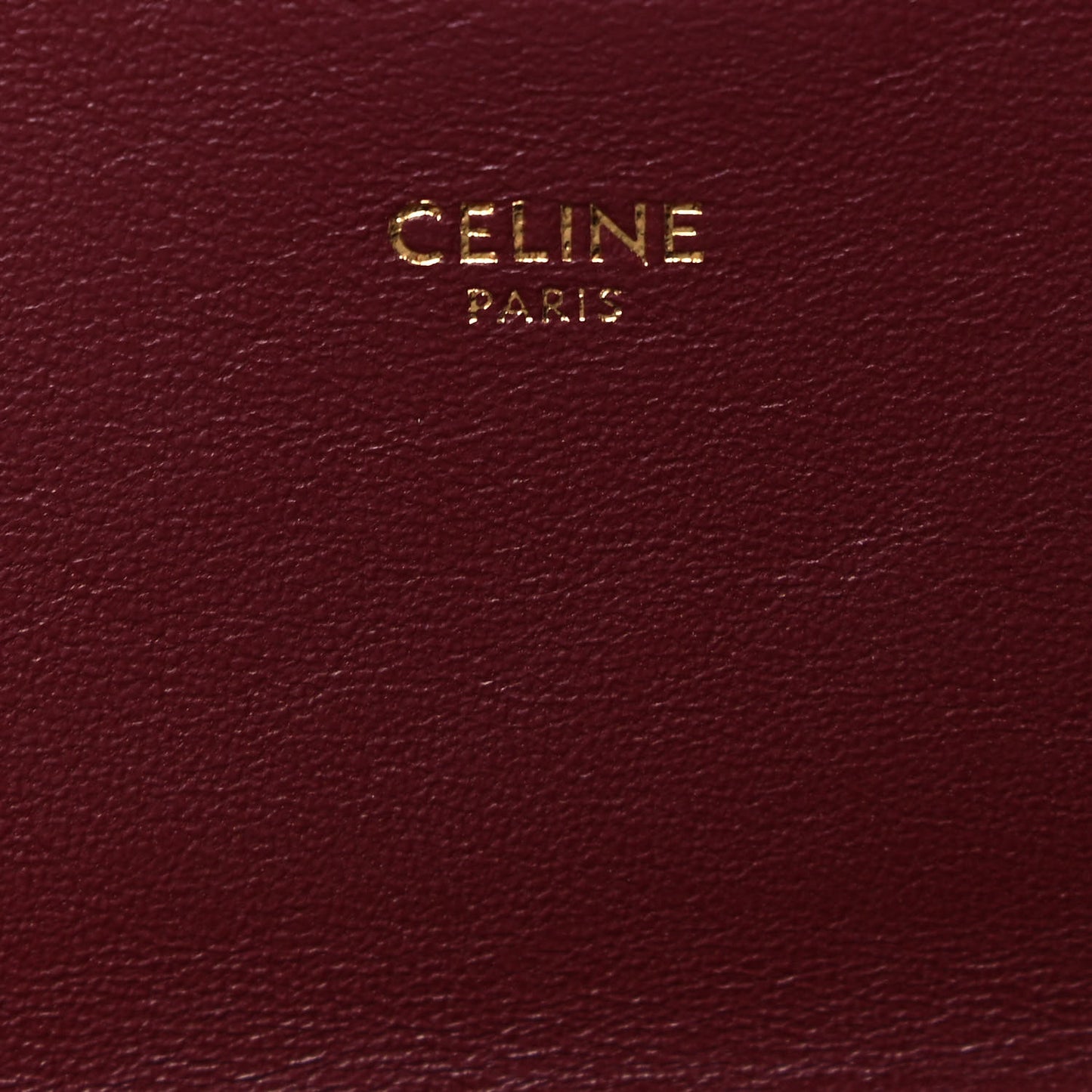 Shiny Calfskin Medium C Bag Light Burgundy