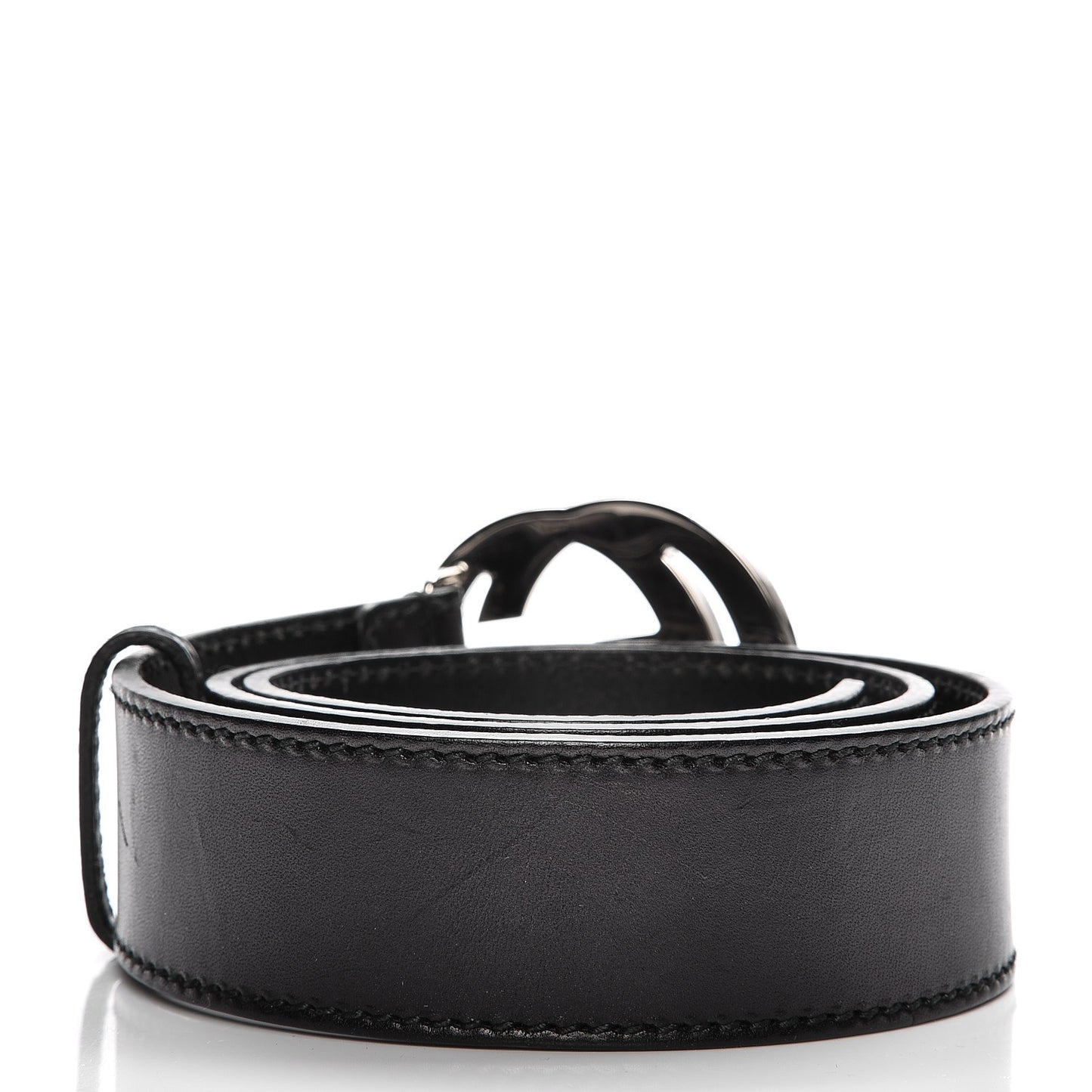 Calfskin Interlocking G Belt 80 32 Black