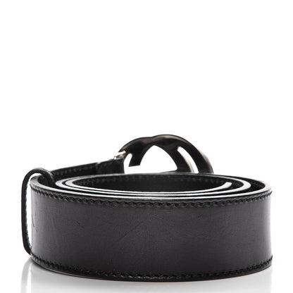 Gucci Calfskin Interlocking G Belt 80 32 Black 3 of 6